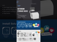 Hộp đựng giấy vệ sinh trong suốt 14,5cm Con lăn PET PC ISO 9001