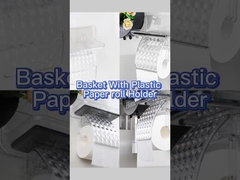 WGO Thông minh phòng tắm giữ đĩa xà phòng vòi tắm đường sắt nhựa cho khăn giấy