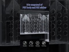 Giá đỡ phòng tắm bằng nhựa treo tường miễn phí cho giá đỡ bàn văn phòng nhà bếp