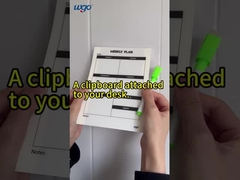 Ống trên bề mặt mượt mà nhất Văn phòng & đồ văn phòng trường học Bảng trắng Kế hoạch hàng tuần in