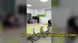 Available On All Smooth Surface Re-stickable Whiteboard Films_ Say Goodbye To Dirty Trace Trouble