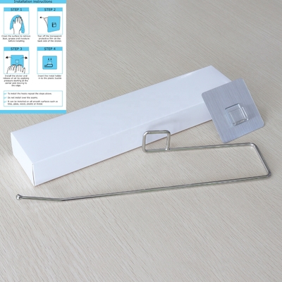 Thiệt hại Miễn phí SS201 Giá đỡ khăn giấy gắn trên cơ thể Miếng dán PVC Tự dính