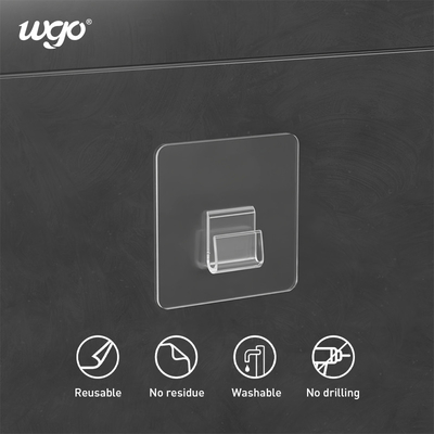Nón Giá đỡ Giá đỡ Móc treo Tường Liền mạch Kẹp Kim loại Thay thế Caddy