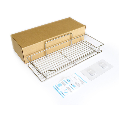 Không Cần Khoan Lỗ Phòng Tắm Bằng Thép Không Gỉ Vòi Hoa Sen Caddy Tự Dính Gắn