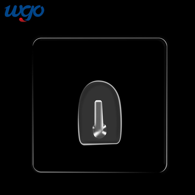 WGO Tự dính Móc áo PC rõ ràng Nhiệm vụ nặng nề để treo áo khoác Khăn nhà bếp Phòng tắm chống thấm nước Chống rỉ