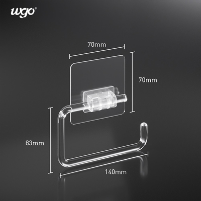 CIF Trade Clear Tissue Giấy vệ sinh Giá đỡ cuộn tự dính 140 * 83 * 25mm