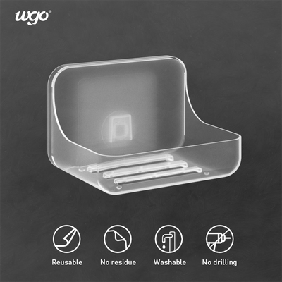 Giá đỡ xà phòng phòng tắm 120mm treo tường Giá đỡ xà phòng tự dính