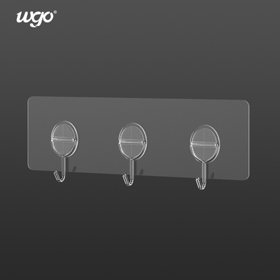 SS304 Móc treo tường PVC Stickey cho Móc treo áo khoác và Người tổ chức