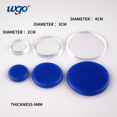 Drum Silicone Gel WGO Có thể tháo rời Gel tự dính Miếng đệm chống va chạm tay nắm cửa