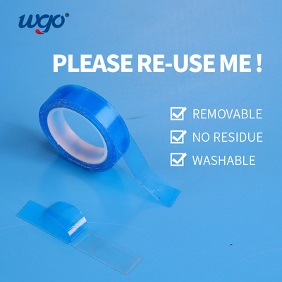 Băng keo Nano Gel hai mặt có thể tái sử dụng Băng keo Nano Gel Tự làm Thiết kế Văn phòng Đồ dùng trường học Băng keo hai mặt Không có dấu Lặp lại