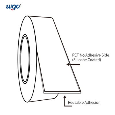 WGO 5m Keo Clear Tape Văn phòng và Trường học Cuộc sống hàng ngày Gói có thể tháo rời