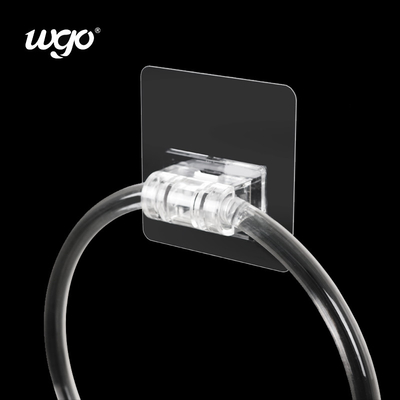 4kg Có thể tháo rời Treo trong phòng tắm Giá treo khăn polyvinyl clorua Nhãn dán