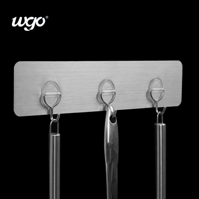 SS304 Móc treo tường PVC Stickey cho Móc treo áo khoác và Người tổ chức