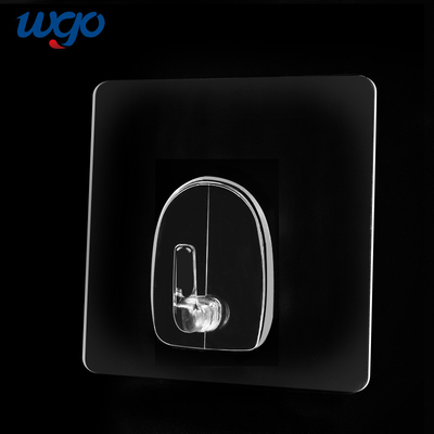 WGO Móc kết dính hai mặt Móc treo tường Móc treo cho áo khoác Mũ Khăn Chìa khóa Quần áo Cửa Treo Trang trí nội thất