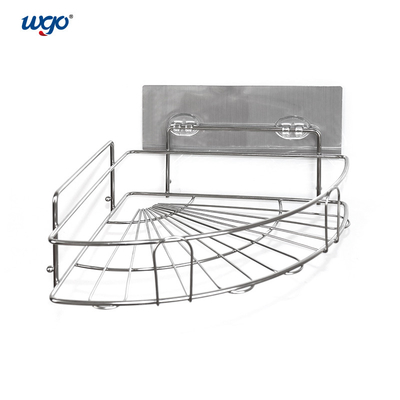 Miếng đệm gel được gắn chắc chắn Giữ điện bằng thép không gỉ Không cần lắp đặt dụng cụ Cần thiết cho góc nhà tắm Kệ Caddy