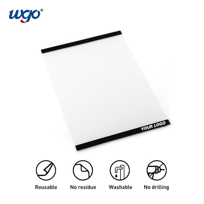 Giá đỡ bảng hiệu treo tường có thể thay thế được 8.5 X 11 Chất liệu nhựa trong suốt ODM