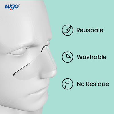 Mặt nạ có thể tái sử dụng Miếng dán tự dính Universal Nasal Clear Cpap Gel miếng đệm mũi