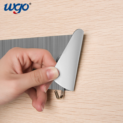 Giá treo tường bằng thép không gỉ tự dính 304 cho áo khoác quần áo