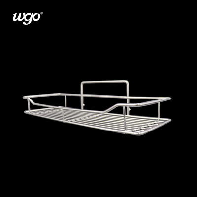 Tắm có thể giặt nhà tắm lưu trữ Caddy thép không gỉ WGO Ghi rõ ràng Set