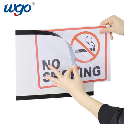 Giá đỡ dấu hiệu Acrylic ISO 9001 Giá treo tường ODM Giá đỡ dấu hiệu rõ ràng
