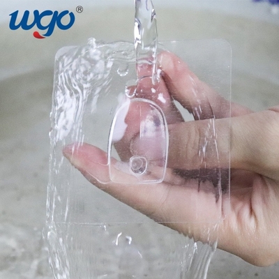 WGO Móc kết dính hai mặt Móc treo tường Móc treo cho áo khoác Mũ Khăn Chìa khóa Quần áo Cửa Treo Trang trí nội thất