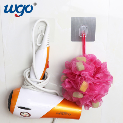 WGO Móc kết dính hai mặt Móc treo tường Móc treo cho áo khoác Mũ Khăn Chìa khóa Quần áo Cửa Treo Trang trí nội thất