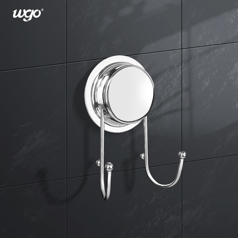 Móc treo tường hút WGO với hai phương pháp lắp đặt Phụ kiện giá treo tường