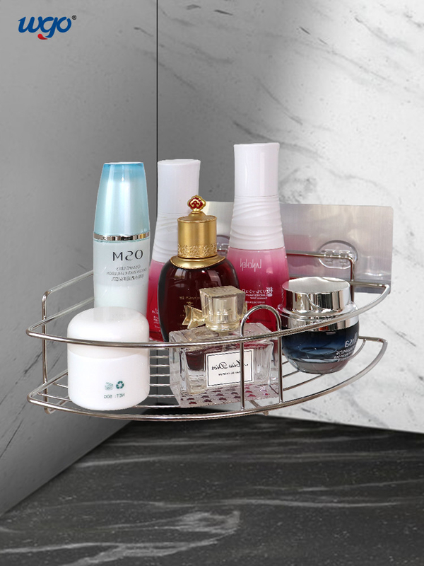 Kệ góc bằng thép không gỉ Caddy cho vòi hoa sen Keo treo miễn phí