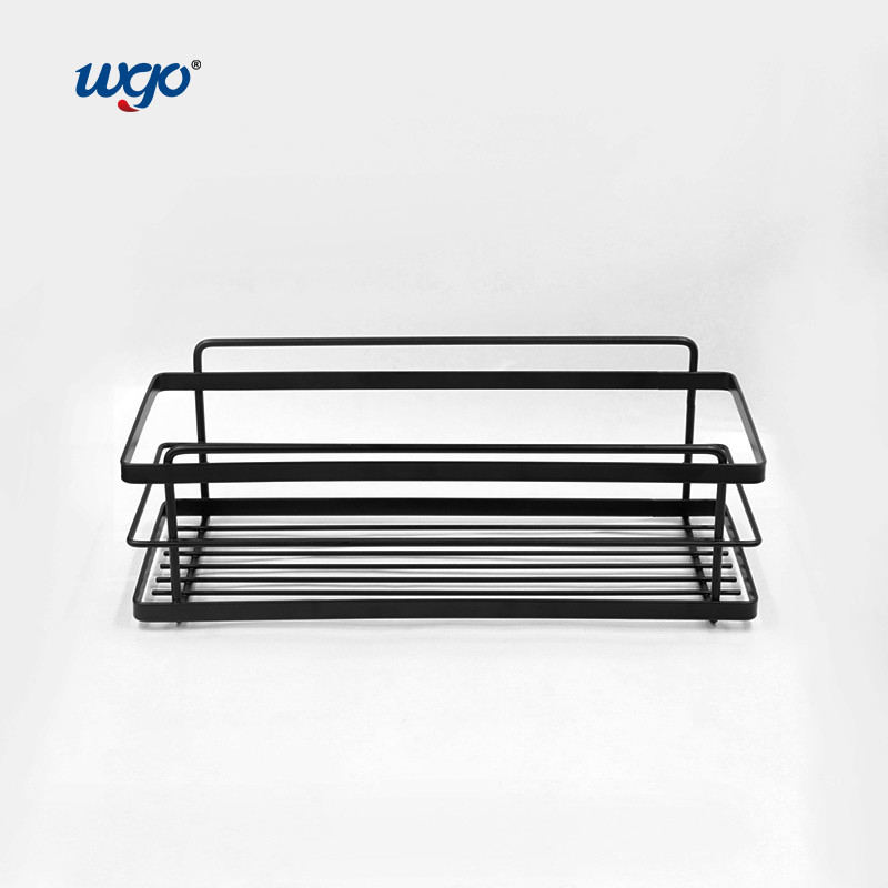 SS201 Phòng tắm tường Ứng dụng Chrome cho tắm 10kg Loading Kitchen Wall Rack