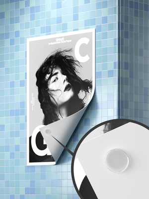 Dán đi dán lại các chấm băng dính rõ ràng mà không có cặn