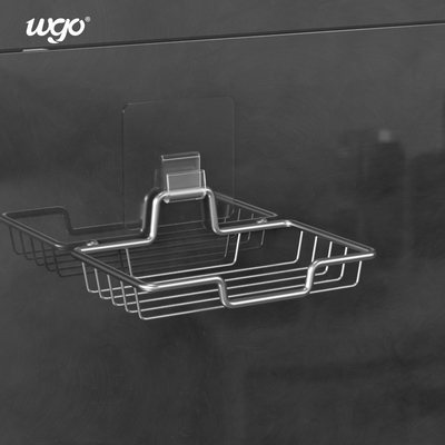 Thép Tự Dính Đĩa Đựng Xà Bông Bọt Biển Hộp Đựng Phụ Kiện Phòng Tắm Treo Tường Giá Đựng Xà Bông